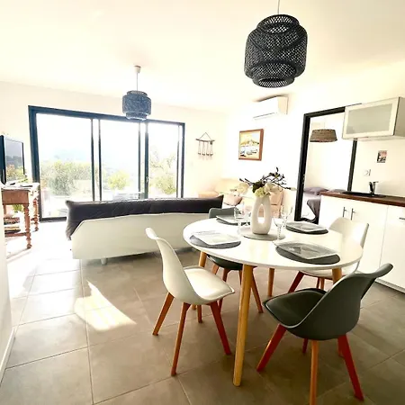 Proche Porticcio Superbe T3 Confort Moderne Au Calme Belle Vue Maquis Et Montagne Nyaraló Eccica-Suarella