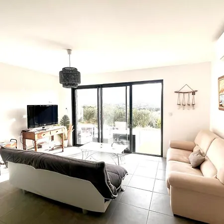 Prázdninový dům Proche Porticcio Superbe T3 Confort Moderne Au Calme Belle Vue Maquis Et Montagne Eccica-Suarella (Corsica)